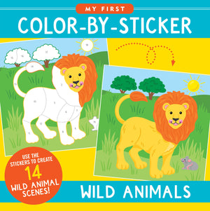 My First ColorbySticker Book  Wild Animals