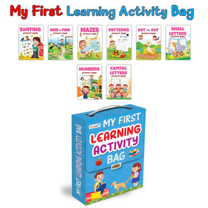 My First Complete Learning Library : Activity Books For Children, Toddler Activity Book Set, Early Learning Book Set Of 8 Activity Books