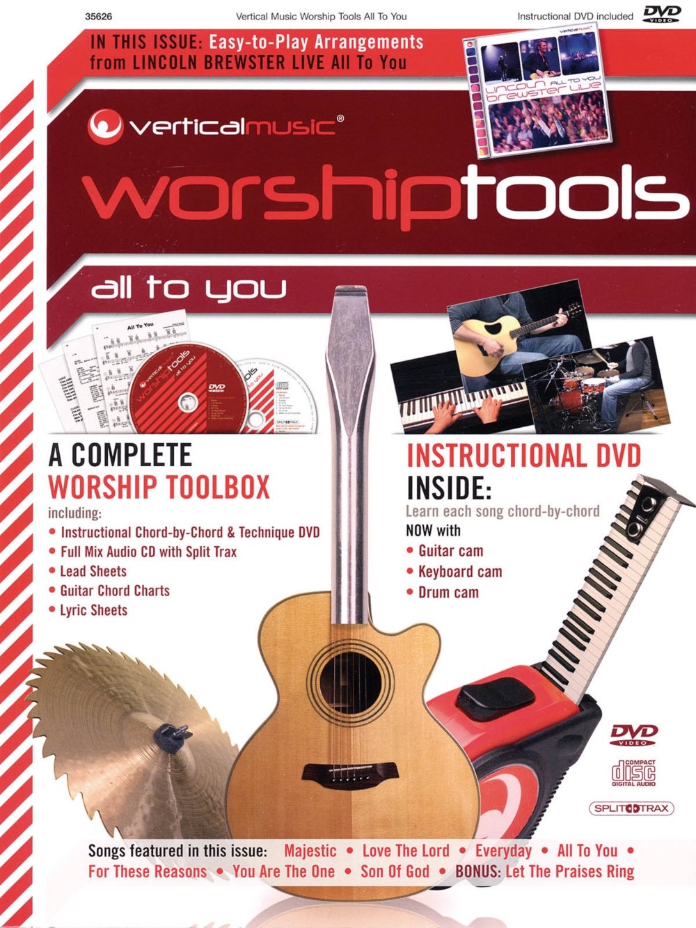 Lincoln Brewster  All to You: Vertical Music Worship Tools,Used