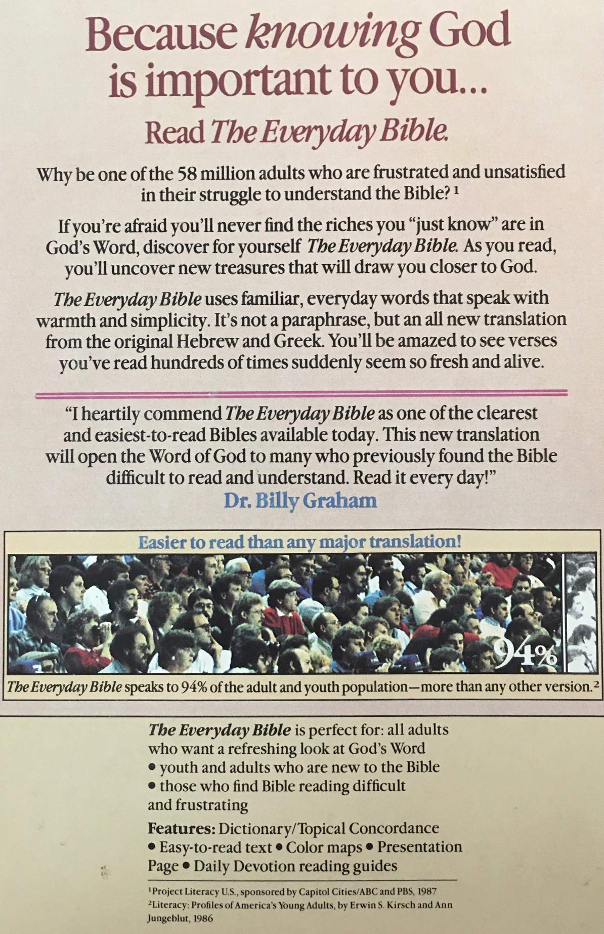 The Everyday Bible: New Century Version: Clearly Translated for Life,New