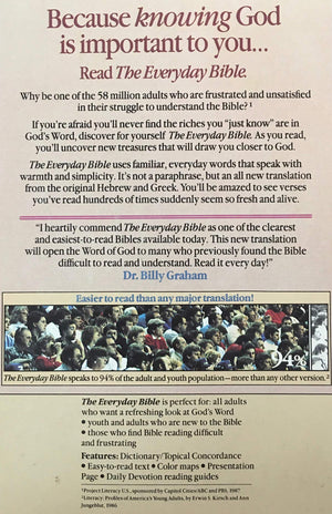 The Everyday Bible: New Century Version: Clearly Translated for Life,New