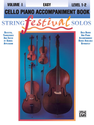 String Festival Solos, Vol 1: Cello Piano Acc.,Used
