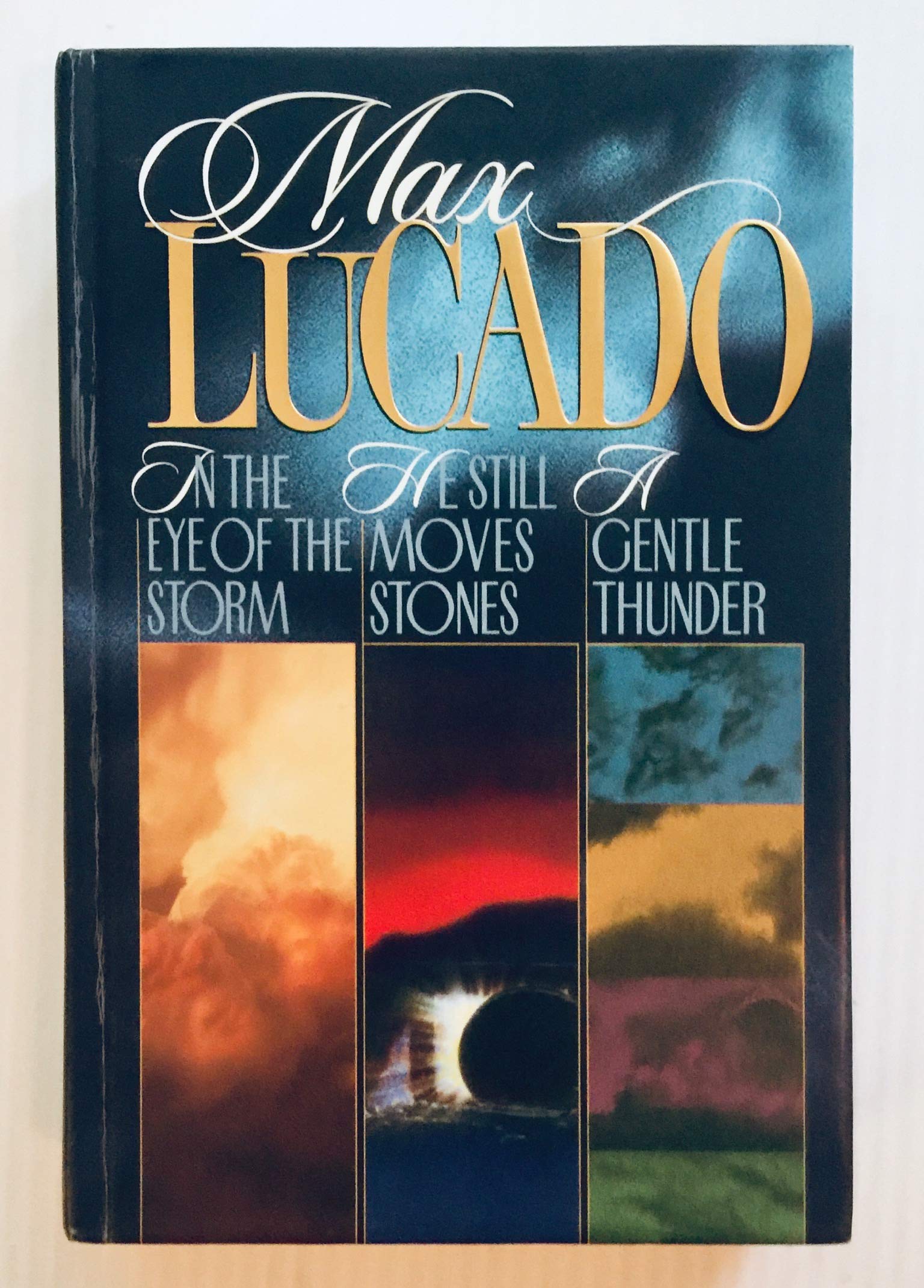Max Lucado 3 in 1 includes In the Eye of the Storm, He Still Moves Stones, A Gentle Thunder and Discussion Guide,New