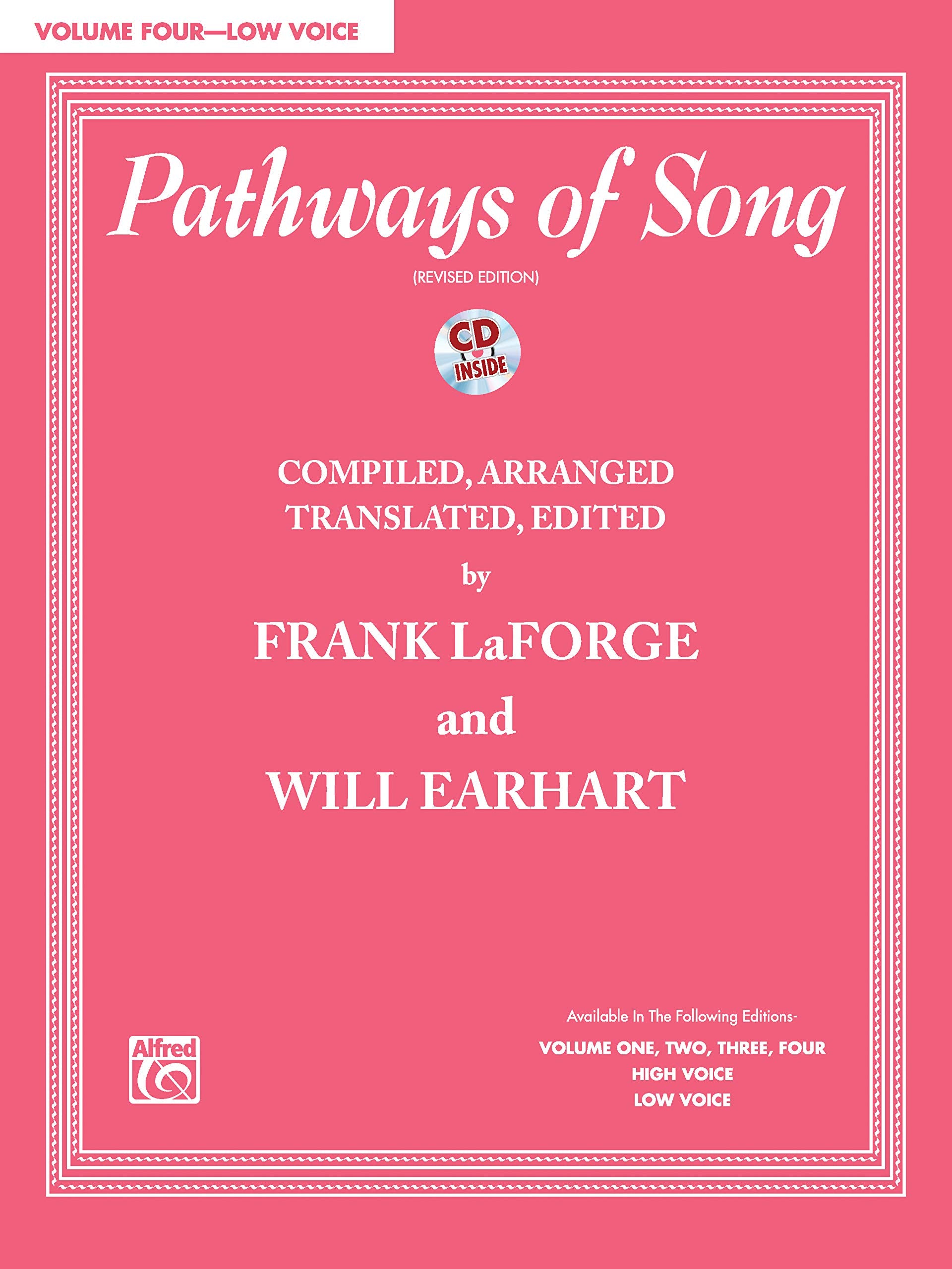 Pathways of Song, Vol 4: Low Voice, Book & CD (Pathways of Song Series, Vol 4),Used