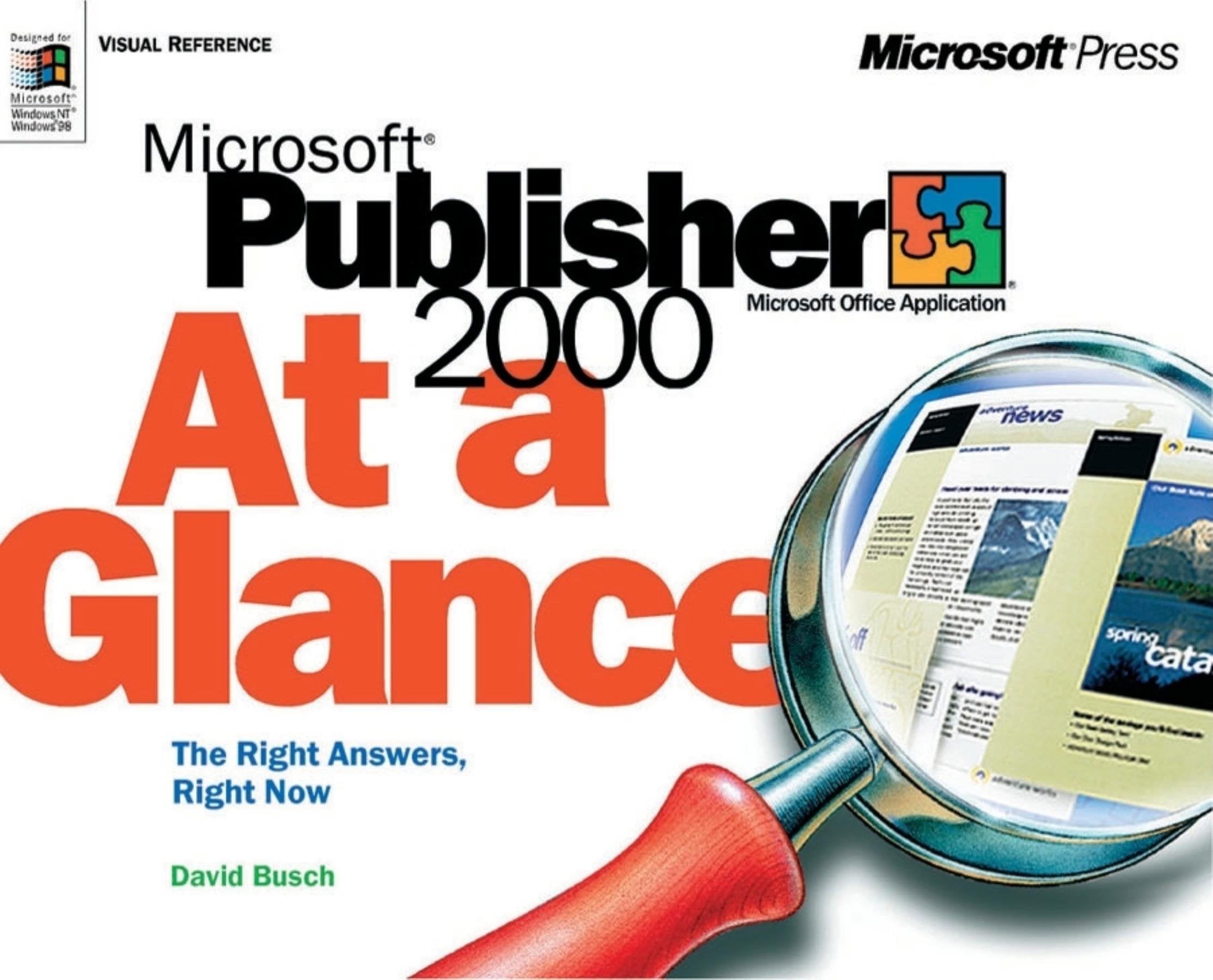 Microsoft Publisher 2000 at a Glance,Used