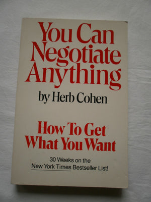You Can Negotiate Anything,Used
