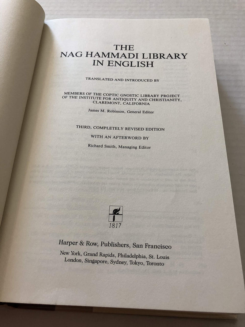 The Nag Hammadi Library in English by HarperCollins Canada - Essential Texts for Scholars and Enthusiasts
