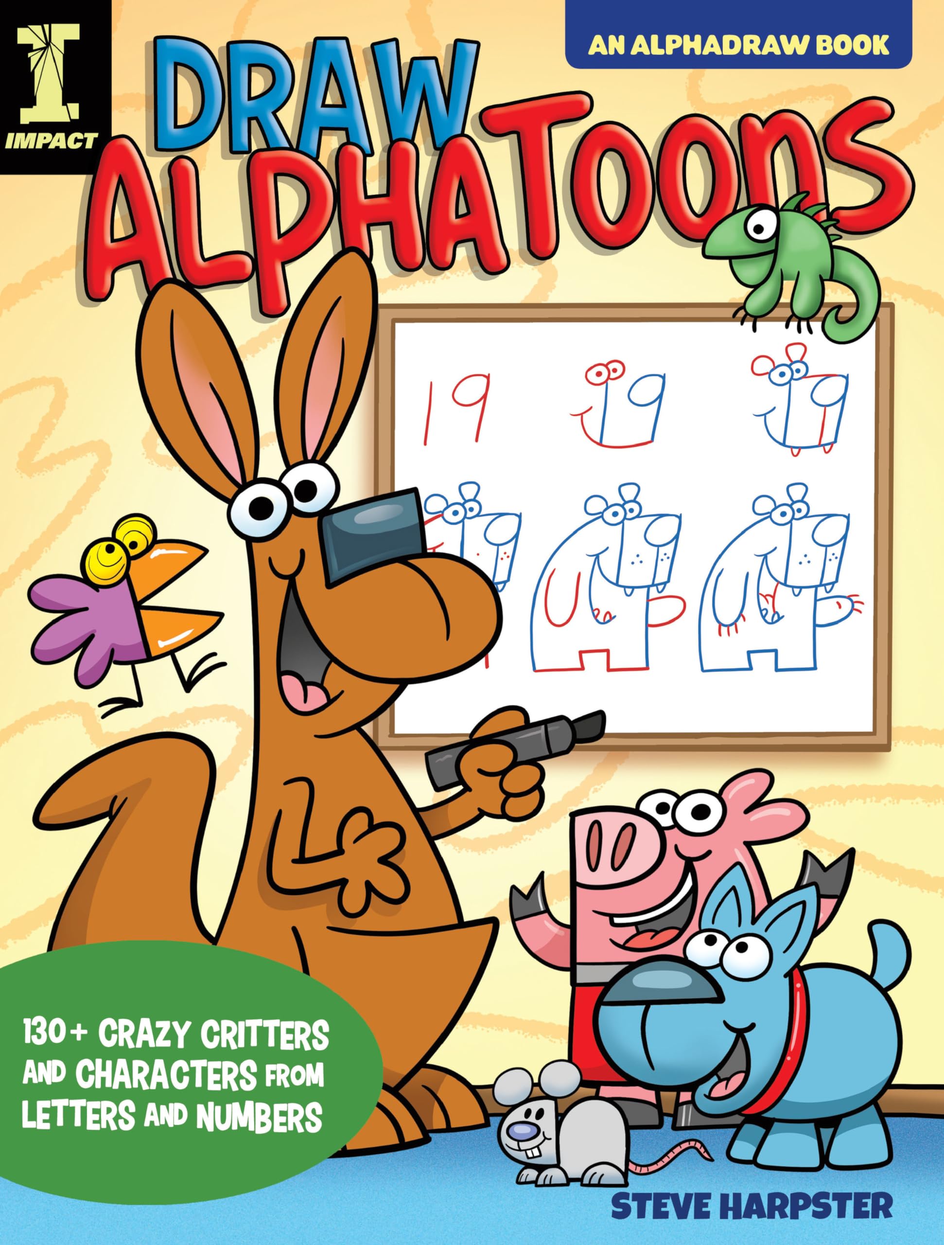 Draw AlphaToons: 130+ Crazy Critters and Characters From Letters and Numbers (AlphaDraw),Used