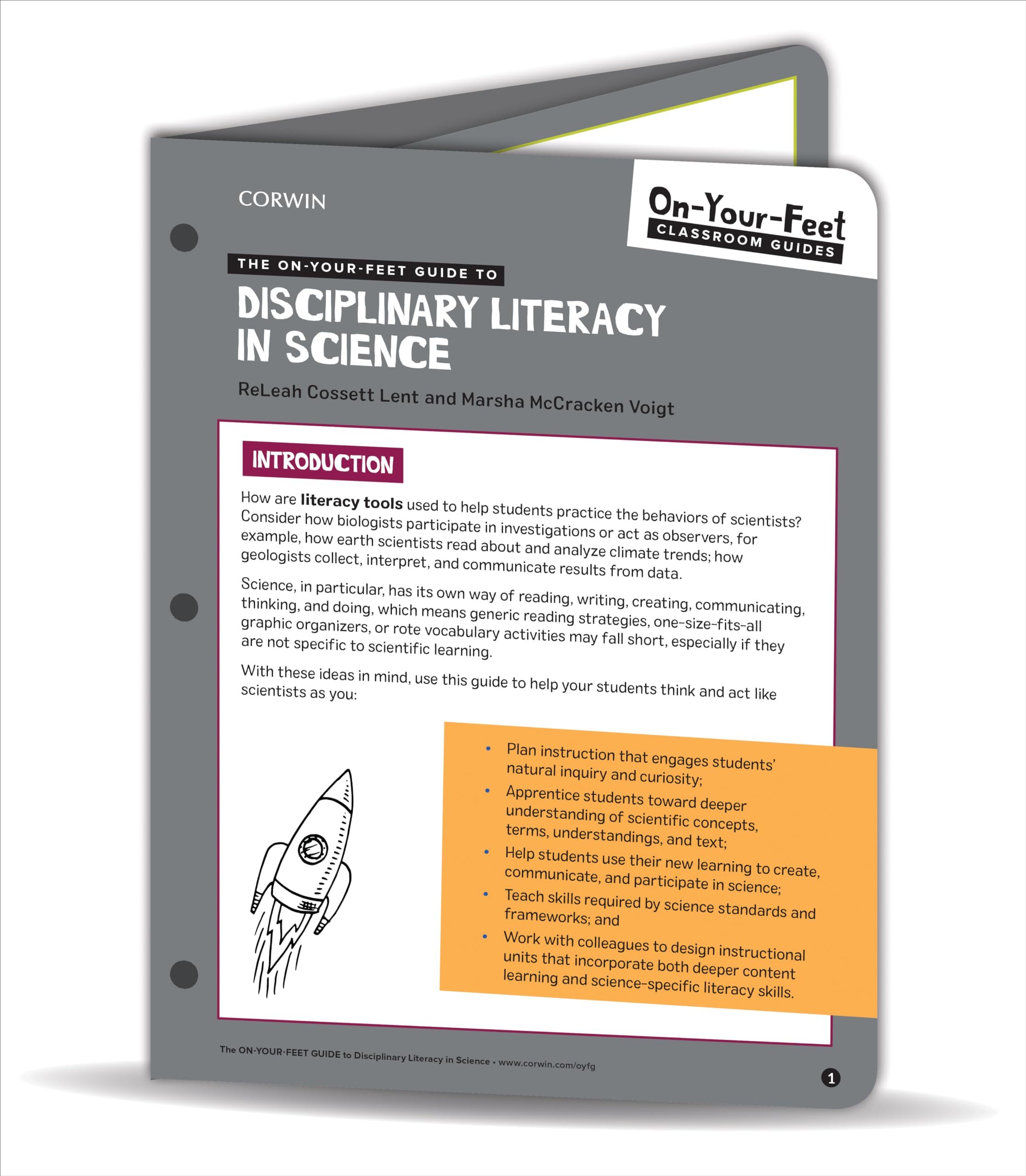The OnYourFeet Guide to Disciplinary Literacy in Science (OnYourFeetGuides),Used