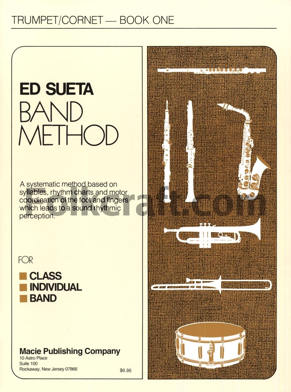 M109CD  Ed Sueta Band Method Trumpet Book 1  Book and Online Audio,Used