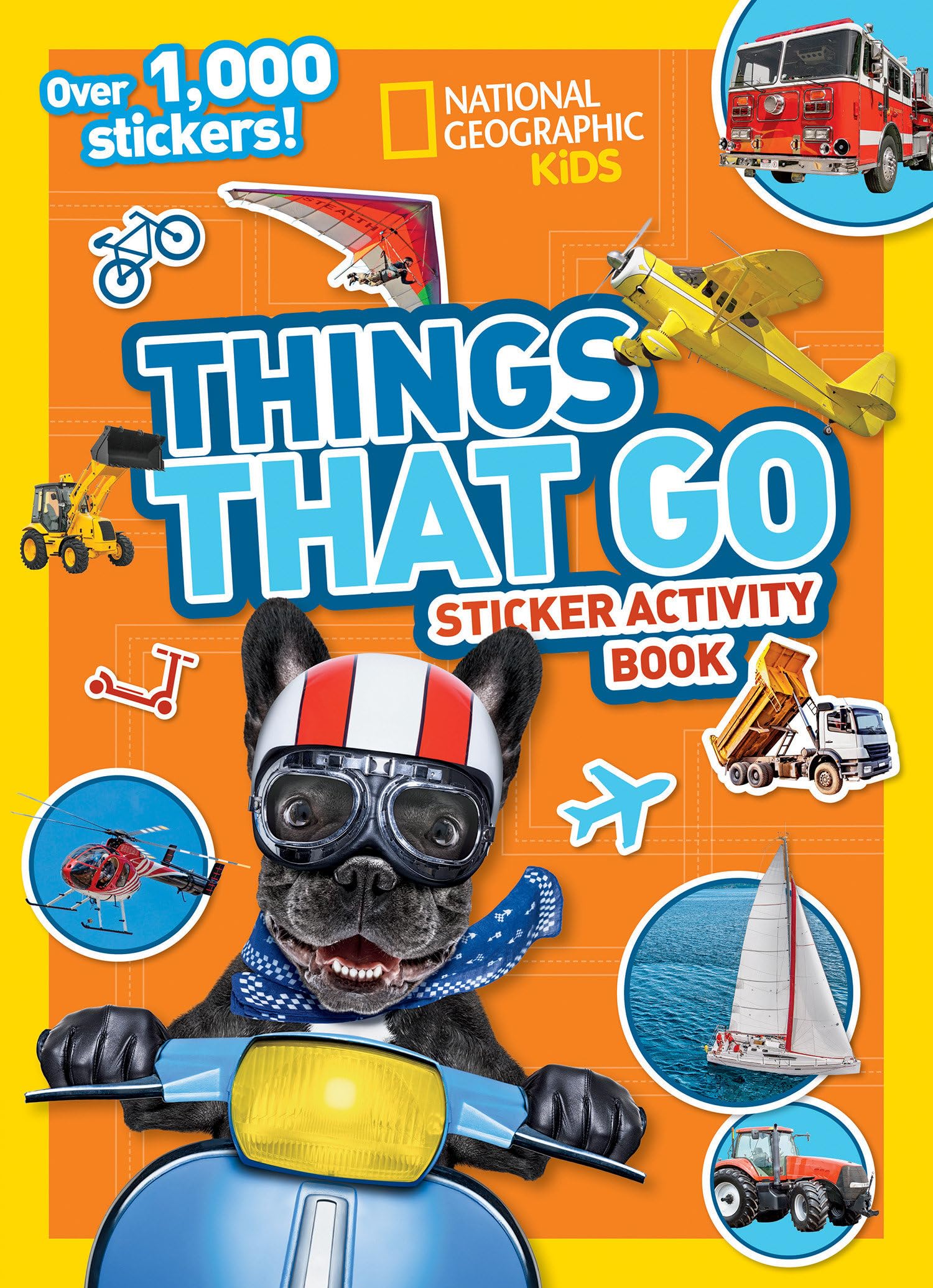 Things That Go Sticker Activity Book,Used