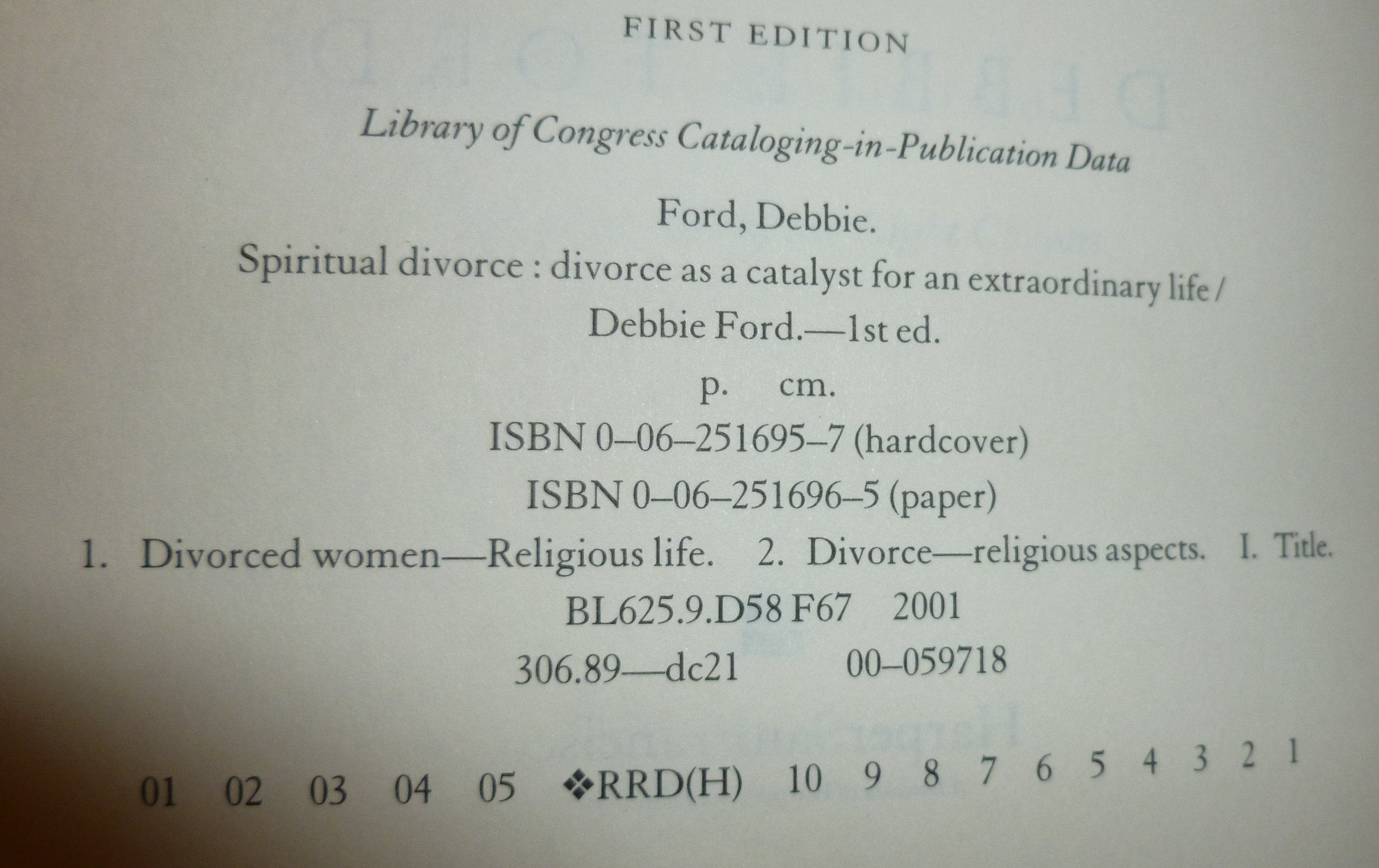 Spiritual Divorce: Divorce As a Catalyst for an Extraordinary Life,Used