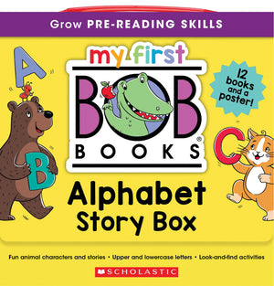My First Bob Books  Alphabet Story Box | Phonics, Letter Sounds, Ages 3 And Up, PreK | (Reading Readiness)
