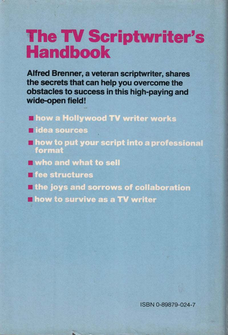 TV Scriptwriter's Handbook,Used