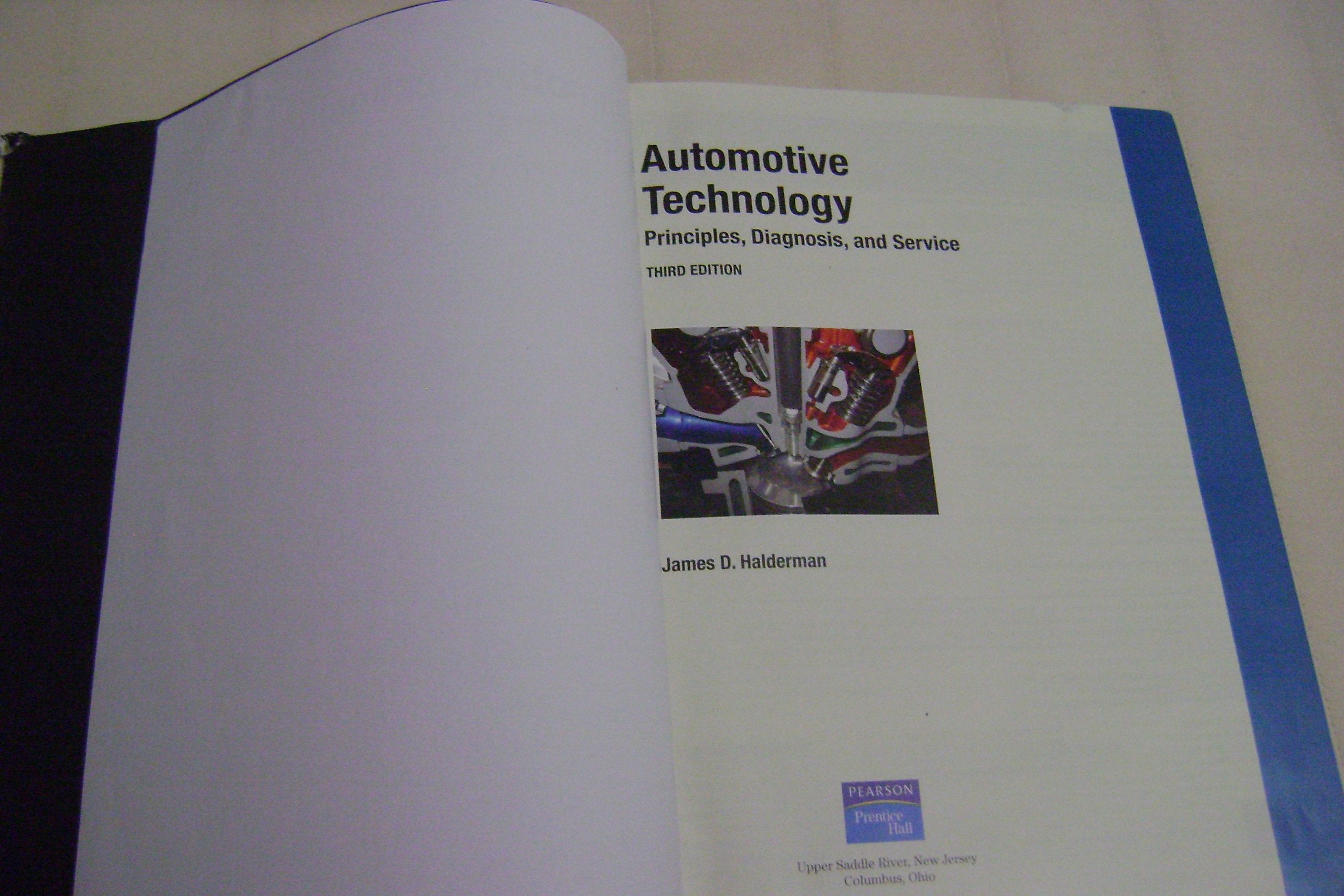 Automotive Technology: Principles, Diagnosis, And Service