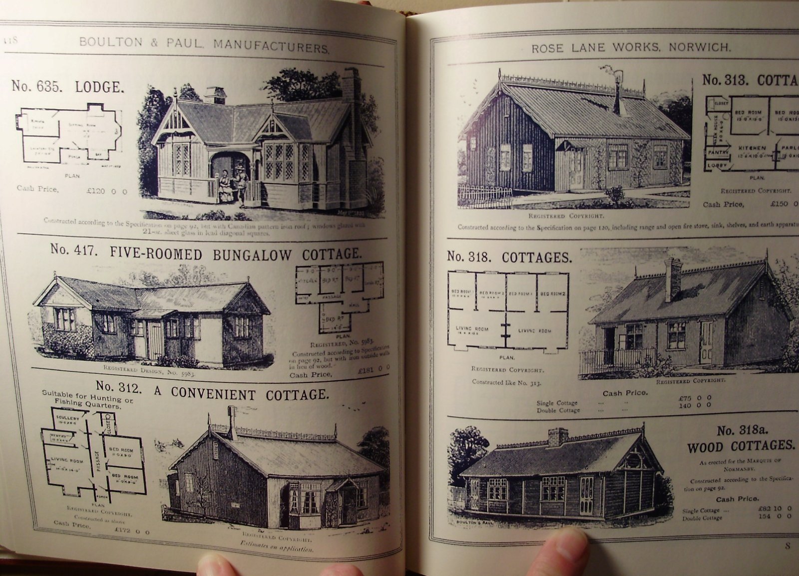 Boulton and Paul, Ltd. 1898 Catalogue, Rose Lane Works, Norwich,New