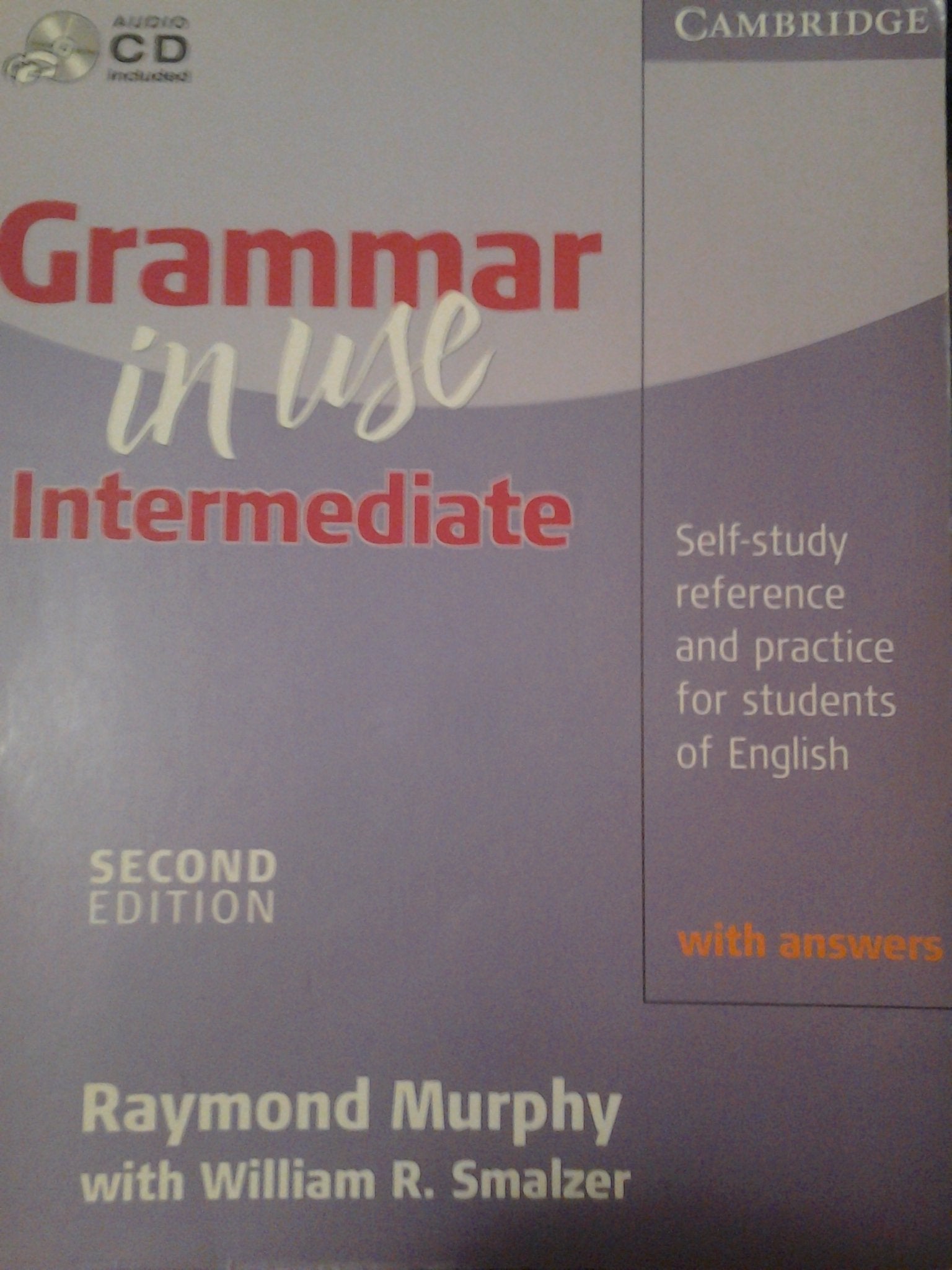 Grammar in Use Intermediate with Answers with Audio CD: Selfstudy Reference and Practice for Students of English,Used