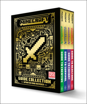 Minecraft: Guide Collection 4Book Boxed Set (Updated): Survival (Updated), Creative (Updated), Redstone (Updated), Combat,Used