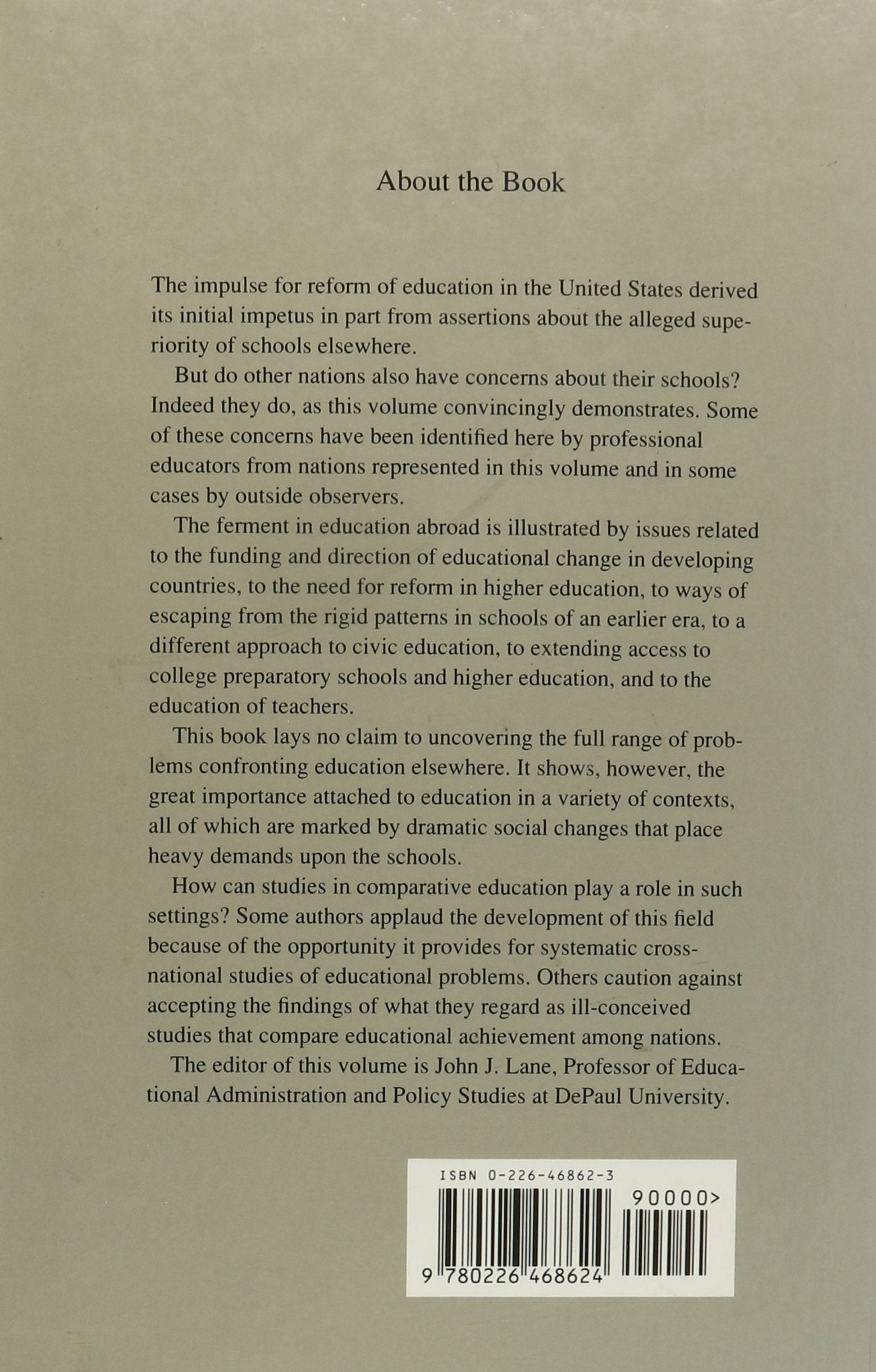 Ferment in Education: A Look Abroad (Series on Contemporary Educational Issues),Used