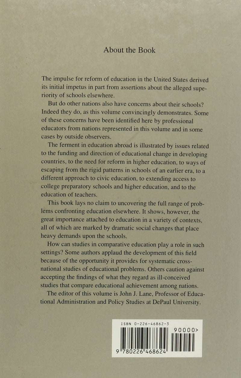 Ferment in Education: A Look Abroad (Series on Contemporary Educational Issues),Used