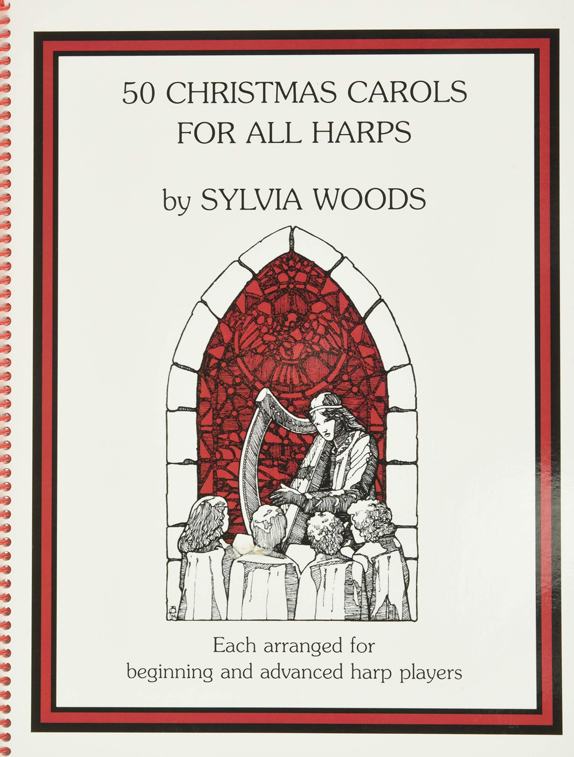 50 Christmas Carols for All Harps: Harp Solo,Used