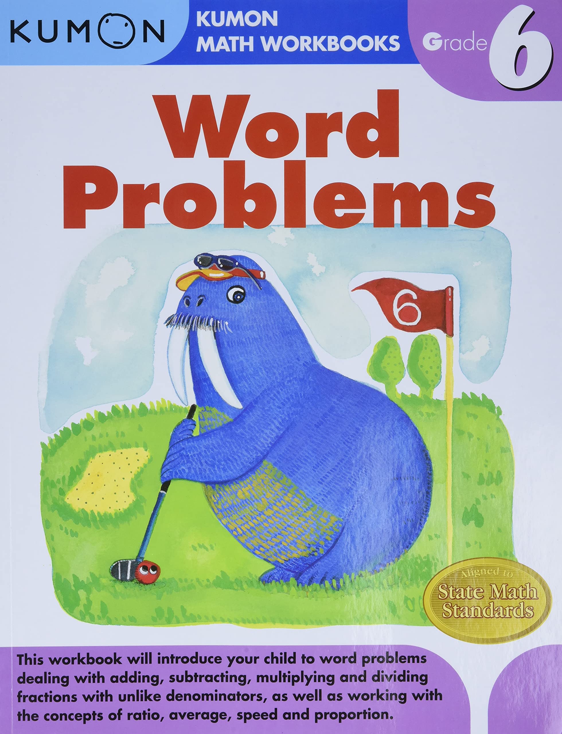 Kumon Grade 6 Word Problems (Kumon Math Workbooks),New