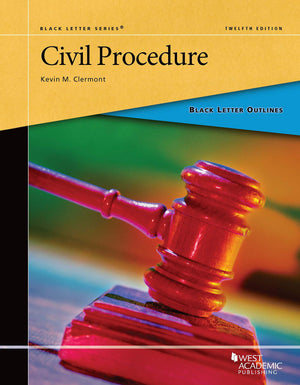 Black Letter Outline on Civil Procedure (Black Letter Outlines),Used
