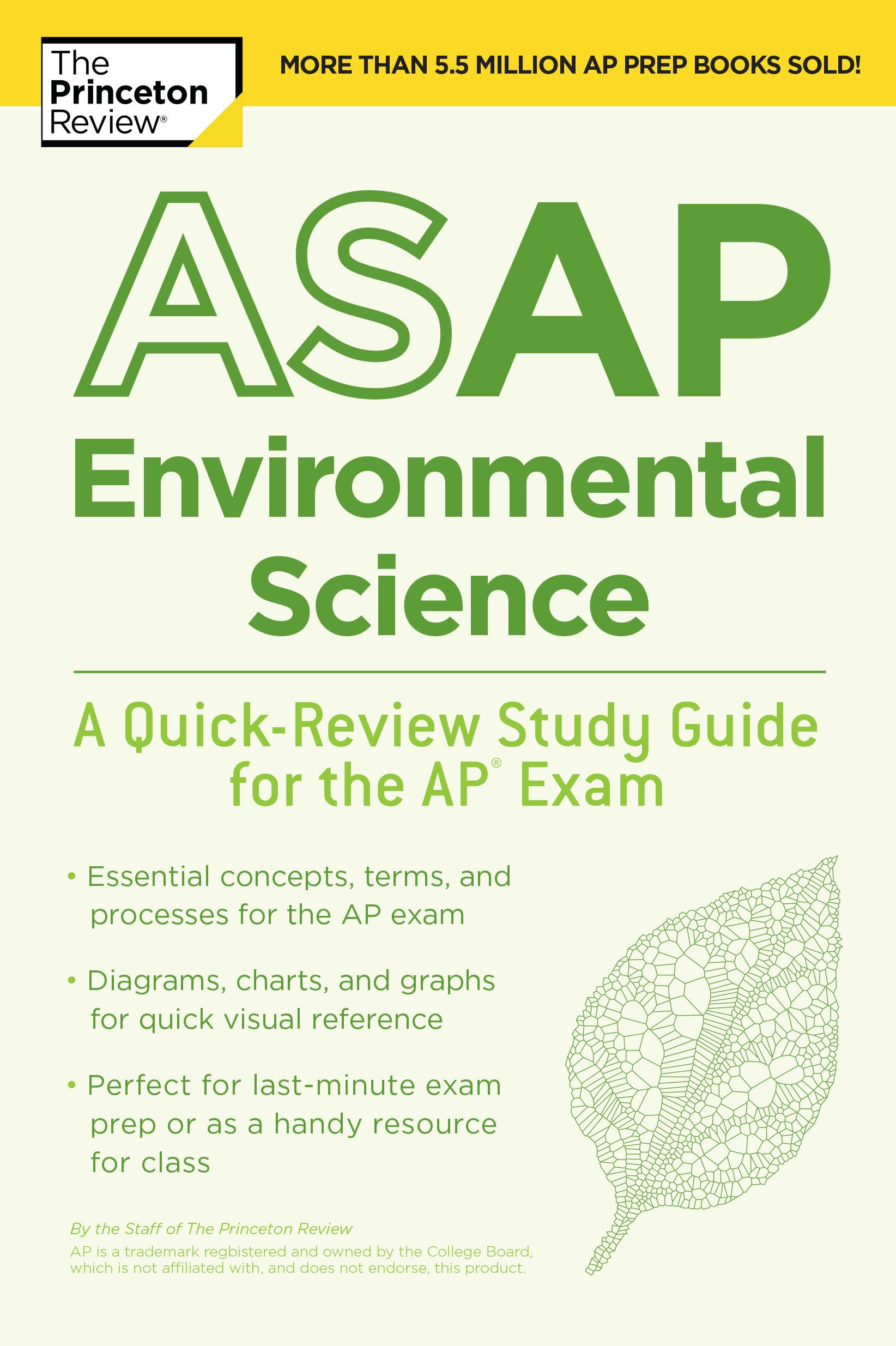 Asap Environmental Science: A Quickreview Study Guide For The Ap Exam (College Test Preparation)-used