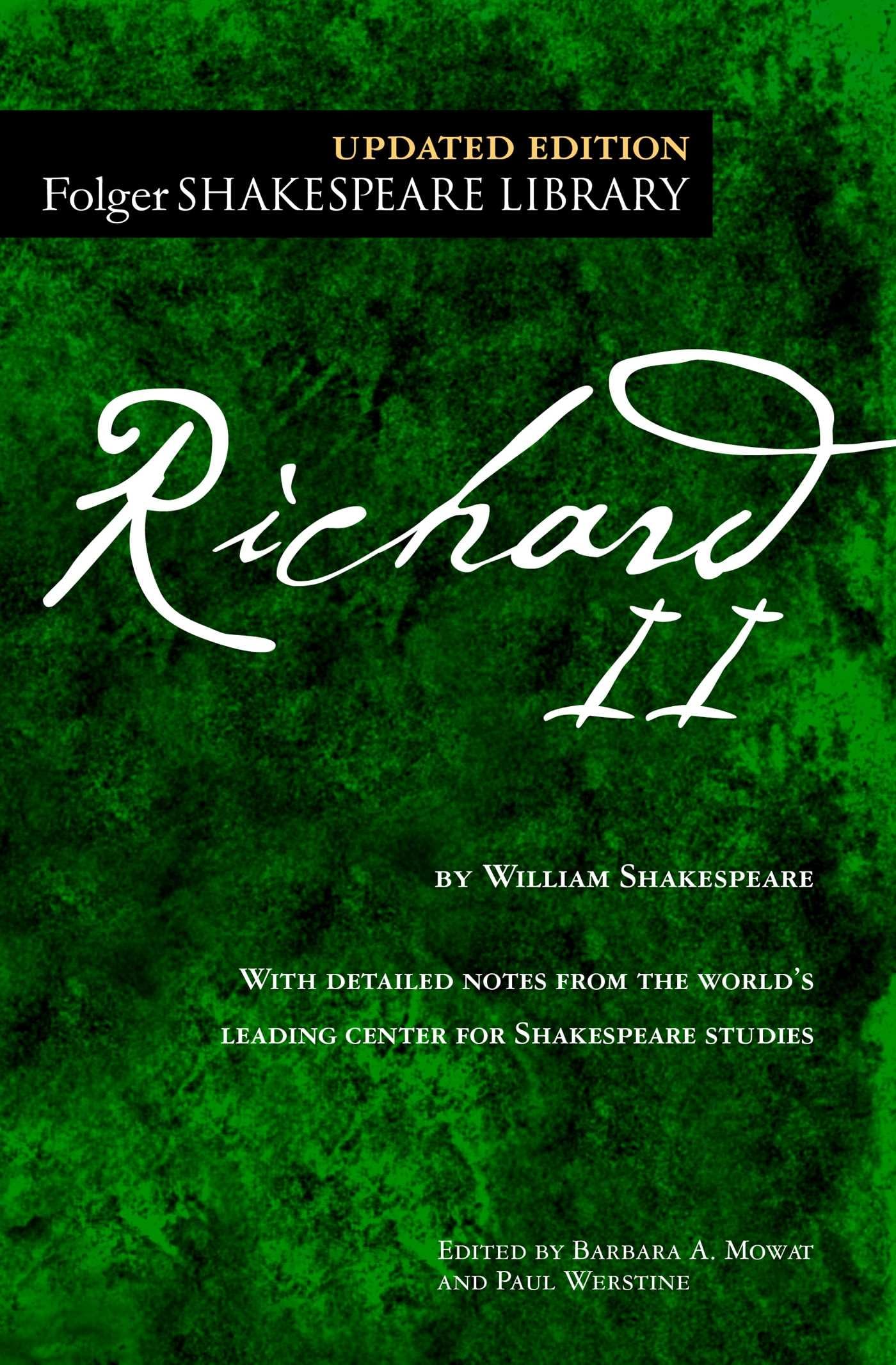 Richard II (Folger Shakespeare Library),Used