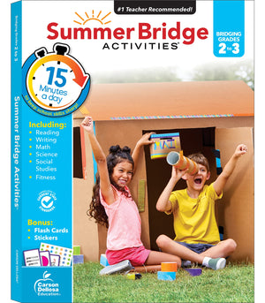 Summer Bridge Activities 2nd to 3rd Grade Workbooks, Activity Book With Math, Reading Comprehension, Science, Fitness, Social St