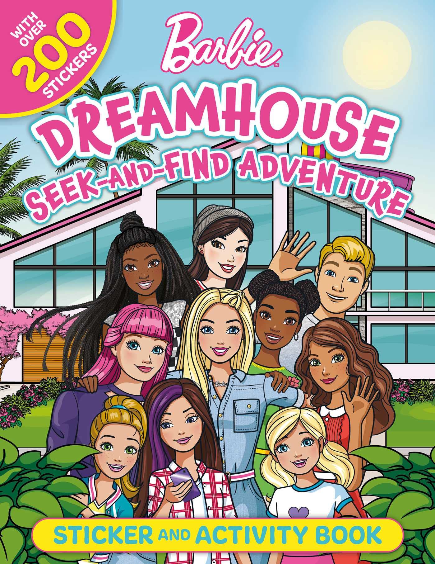 Barbie Dreamhouse Seekandfind Adventure: 100% Officially Licensed By Mattel, Sticker & Activity Book For Kids Ages 4 To 8,New