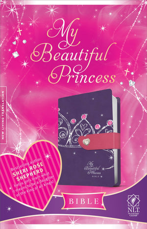 My Beautiful Princess Bible Nlt, Tutone (Leatherlike, Purple Crown)
