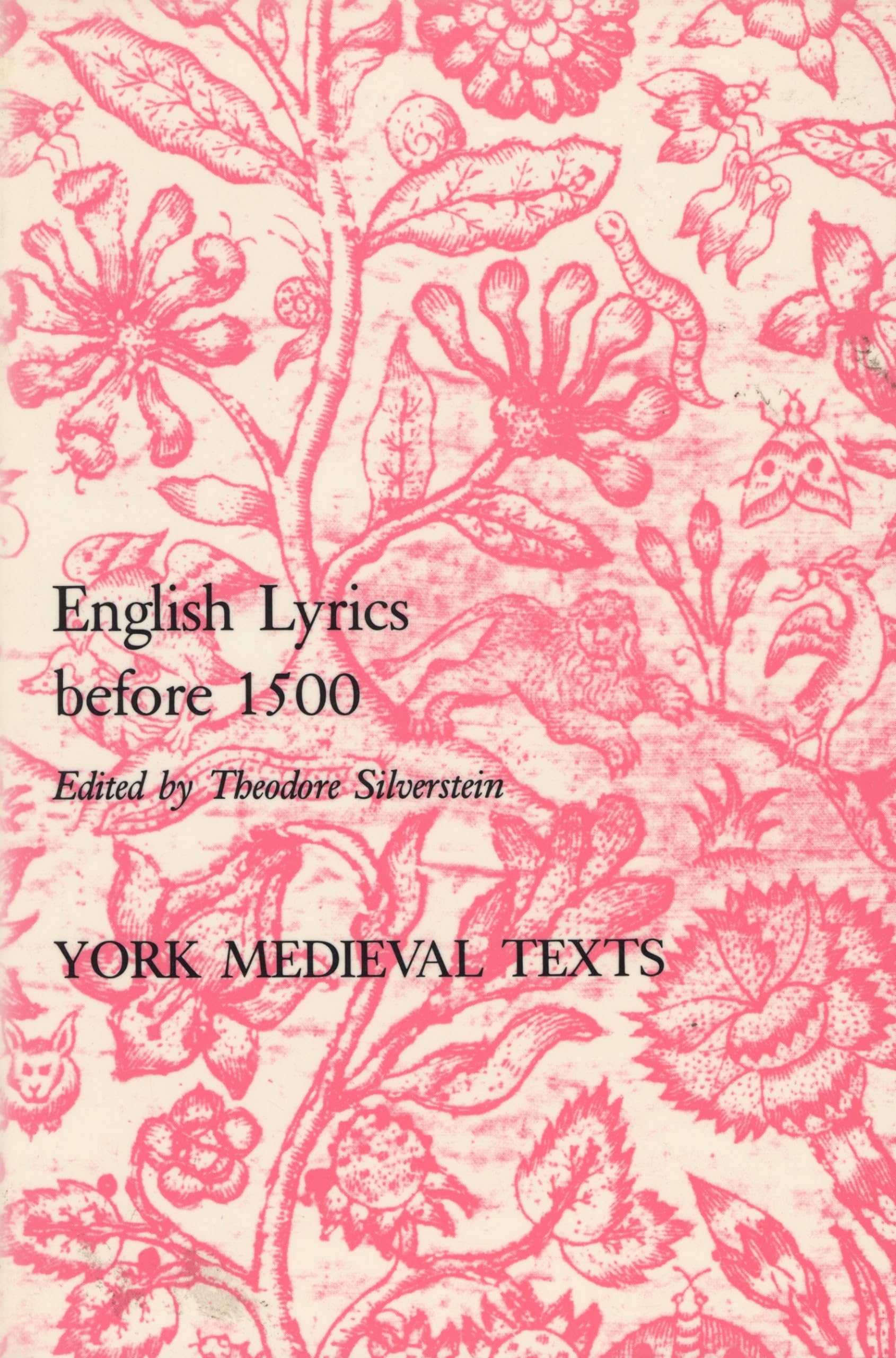 English Lyrics Before 1500 (York Medieval Texts. Second Series),Used