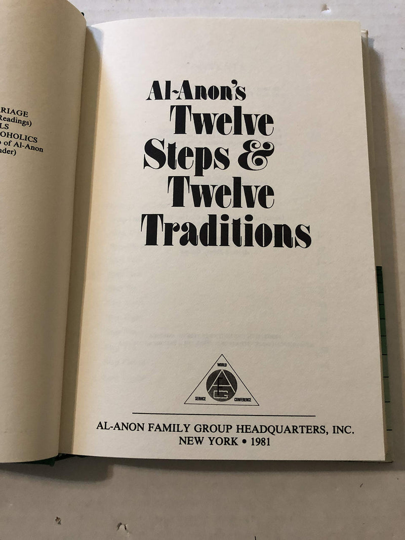 AlAnon's Twelve Steps and Twelve Traditions,New