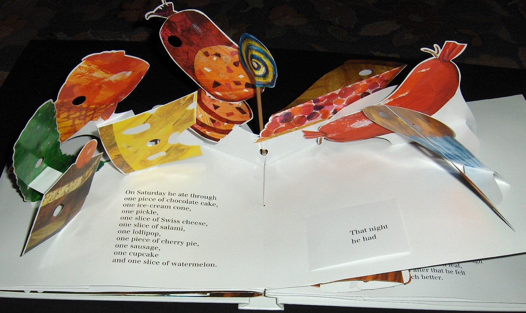 The Very Hungry Caterpillar PopUp Book,Used