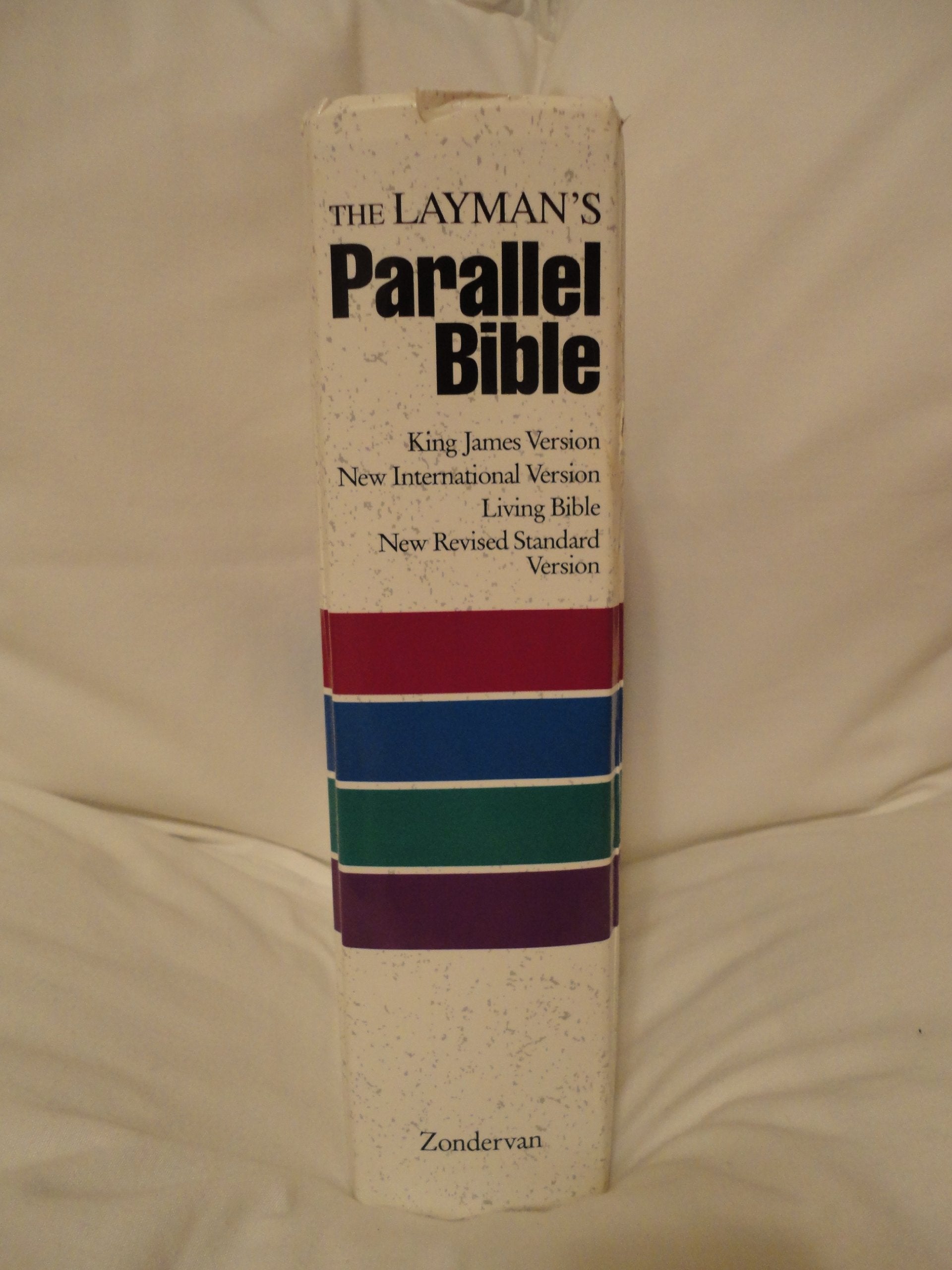 The Layman's Parallel Bible: KJV, NIV, Living Bible, NRSV,Used