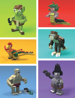 Brick Beasts: 40 Clever & Creative Ideas to Make from Classic Lego (Brick Builds Series),Used