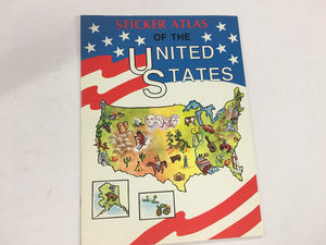 Sticker Atlas of the United States,Used