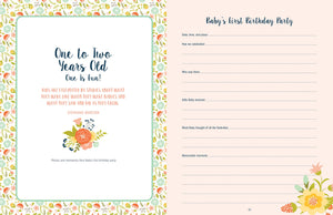 Baby's Book: The First Five Years (Floral Design),Used