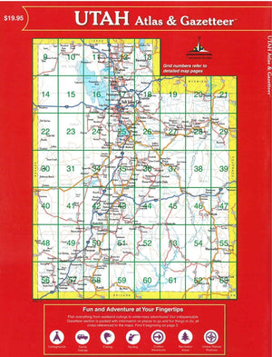 Utah Atlas & Gazetteer (6Th Edition),Used