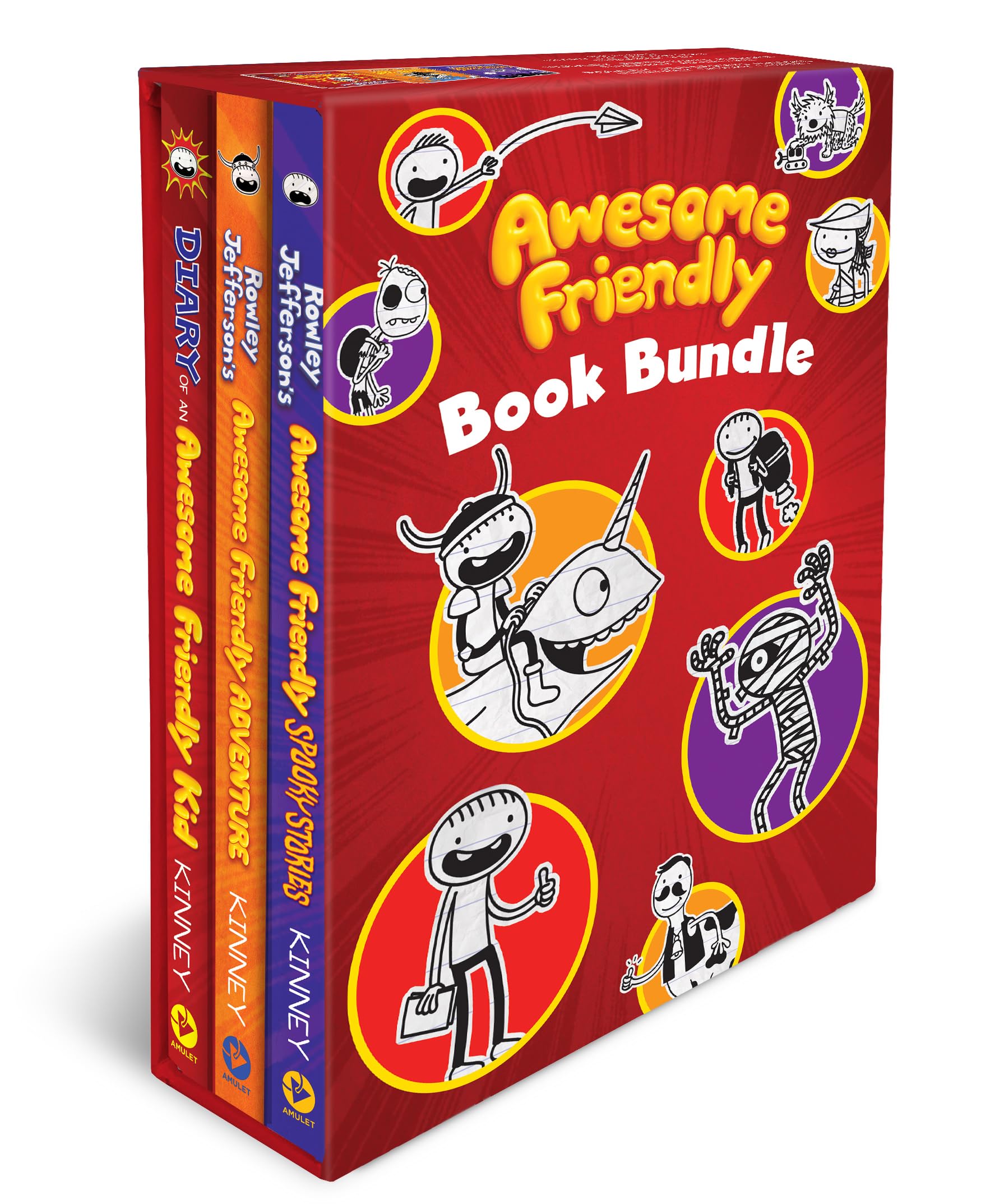 Awesome Friendly Book Bundle (Diary Of A Wimpy Kid),New