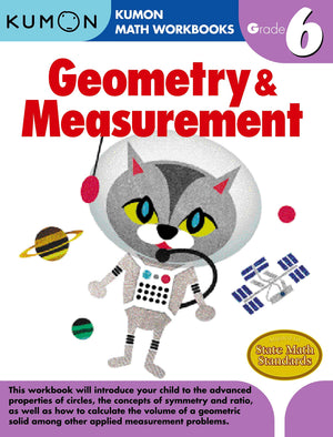 Kumon Grade 6 Geometry & Measurement (Kumon Math Workbooks),Used
