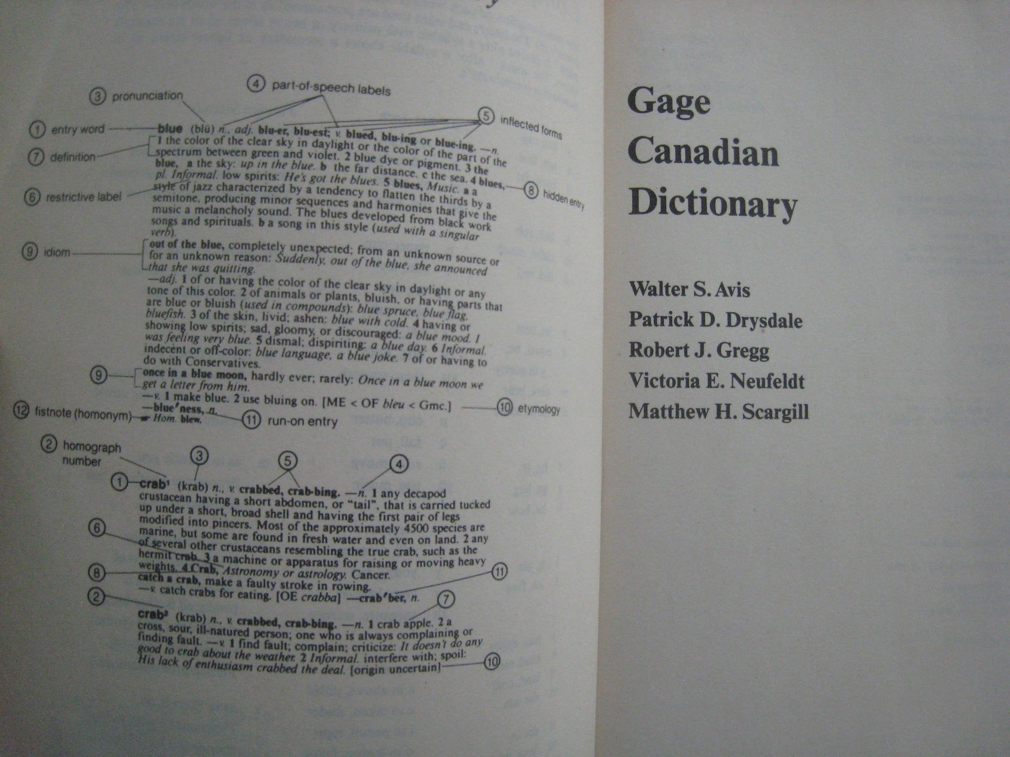 Gage Canadian Dictionary,Used