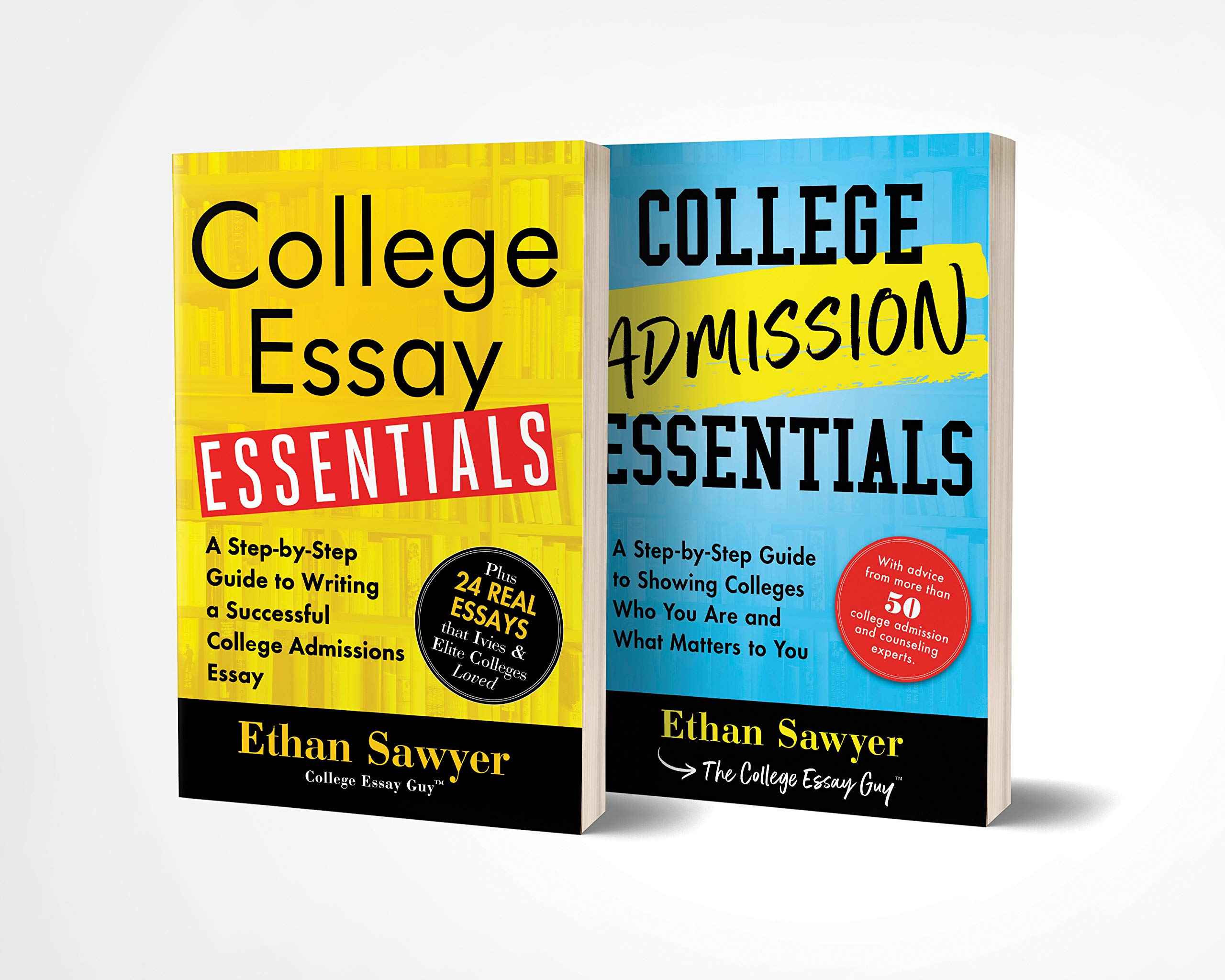 College Admission and Essay Essentials Book Set: College Application Resources for Teens,Used