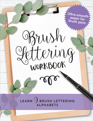 Brush Lettering Workbook,Used