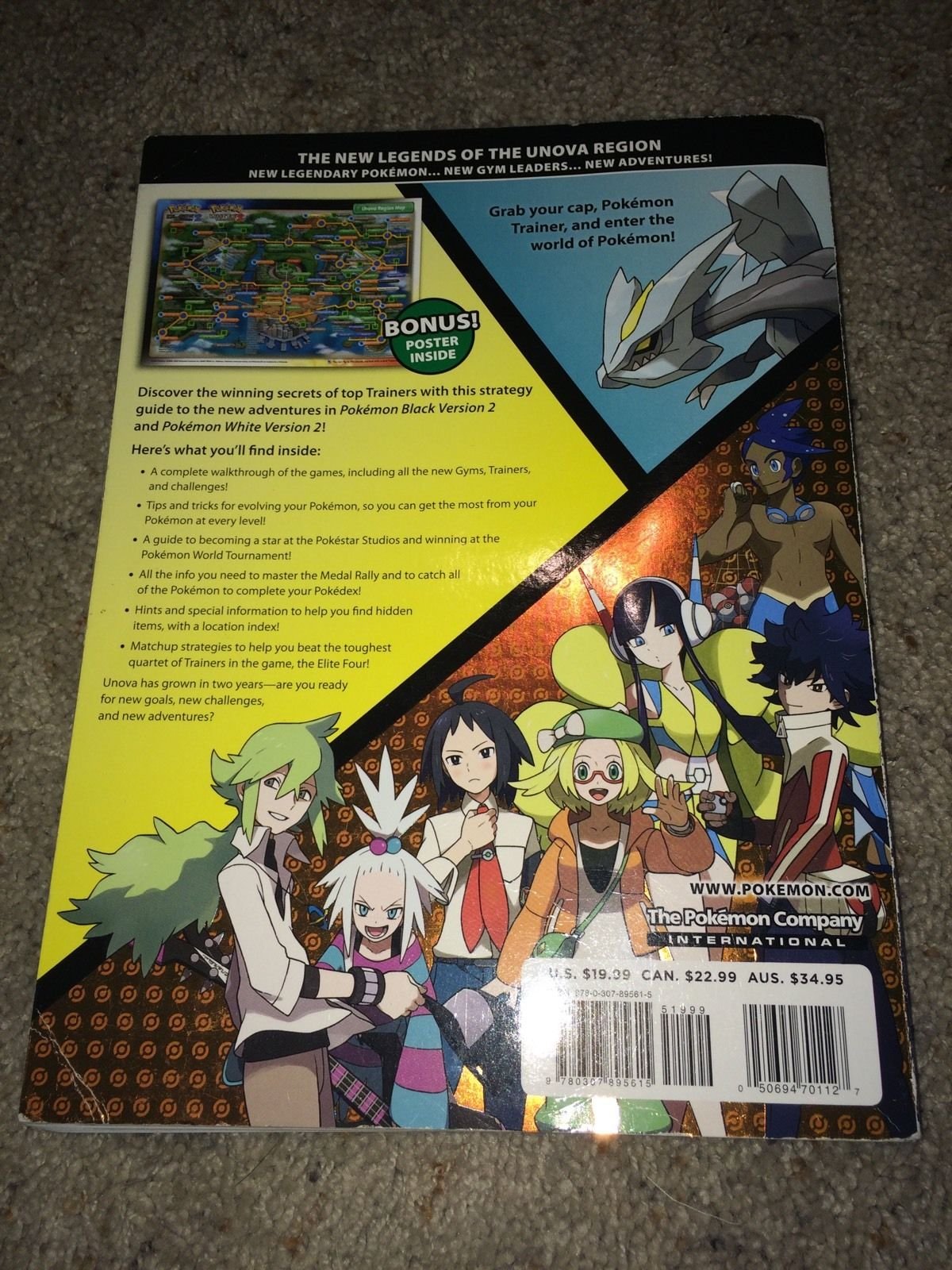 Pokemon Black Version 2 & Pokemon White Version 2 Scenario Guide: The Official Pokemon Strategy Guide (Prima Official Game Guide,Used