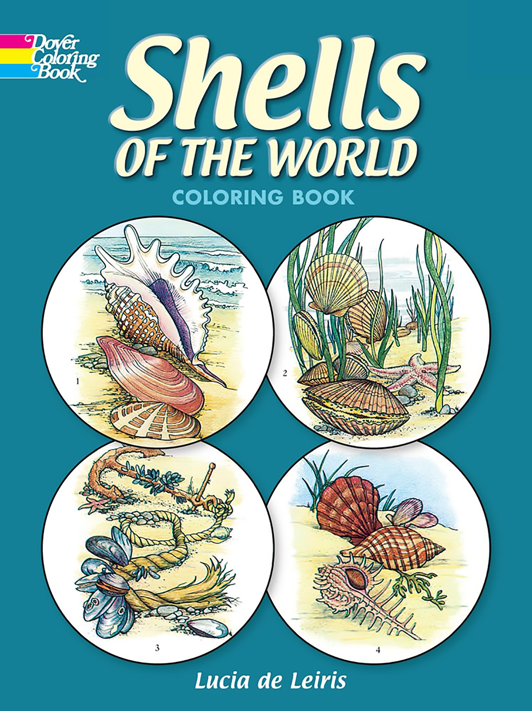 Shells of the World Coloring Book (Dover Sea Life Coloring Books),Used