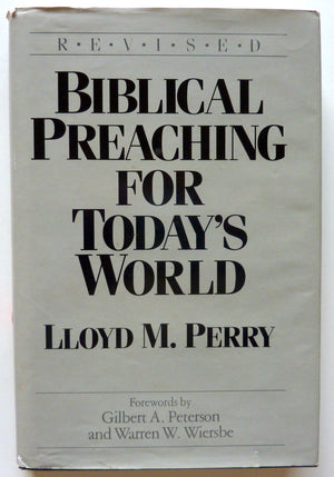 Biblical Preaching for Todays World