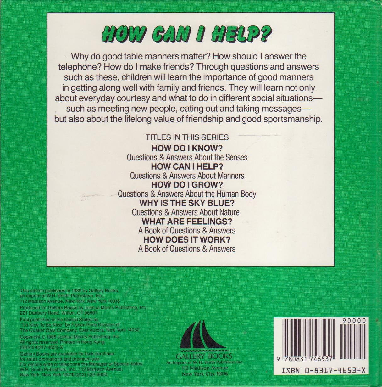 How Can I Help? (Now You Know Series),Used