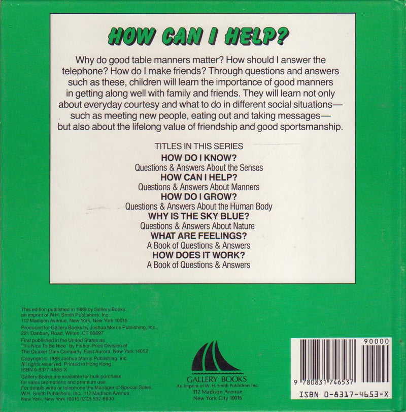 How Can I Help? (Now You Know Series),Used